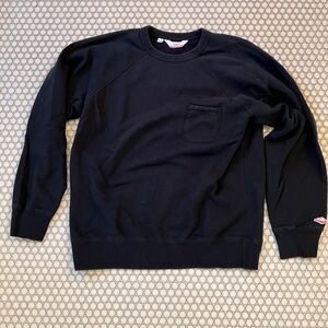 Battenwear Black Men's Sweatshirt Pocket